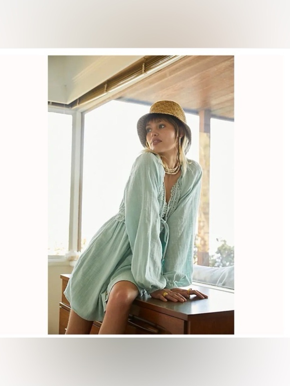 Free People Summer Struttin' Mini Dress NWOT